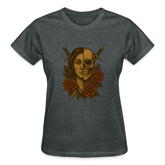 Gildan Ultra Cotton Ladies T-Shirt - deep heather