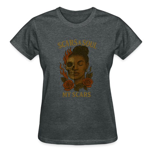 Gildan Ultra Cotton Ladies T-Shirt - deep heather